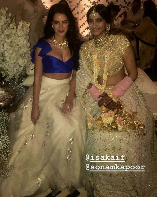 Sangeet ceremony! Beautiful Bride-to-be Sonamkapoor
