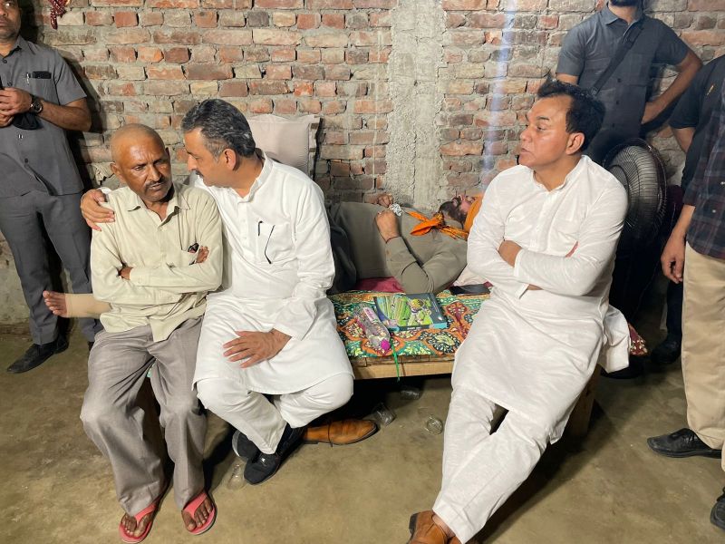 Navjot Singh Sidhu broke his fast today