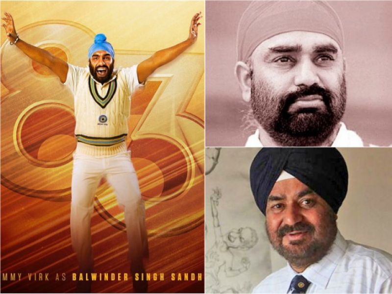 "83" poster: Ammy Virk as Balwinder Singh Sandhu