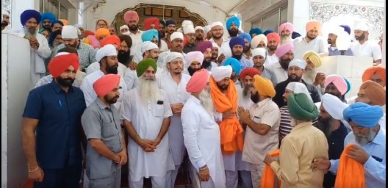 Former CM Charanjit Singh Channi Seek Blessings at Gurdwara Sri Katalgarh Sahib