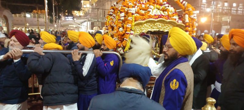 Golden Temple in Amritsar, Punjab (18-12-2023)