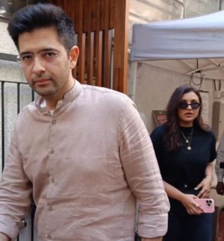 Parineeti Chopra Spotted with MP Raghav Chadha on Lunch