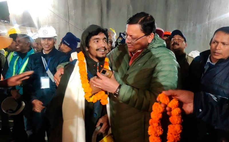 41 Workers Successfully Rescued from Uttarakhand Tunnel after 17 days of Intensive Efforts 