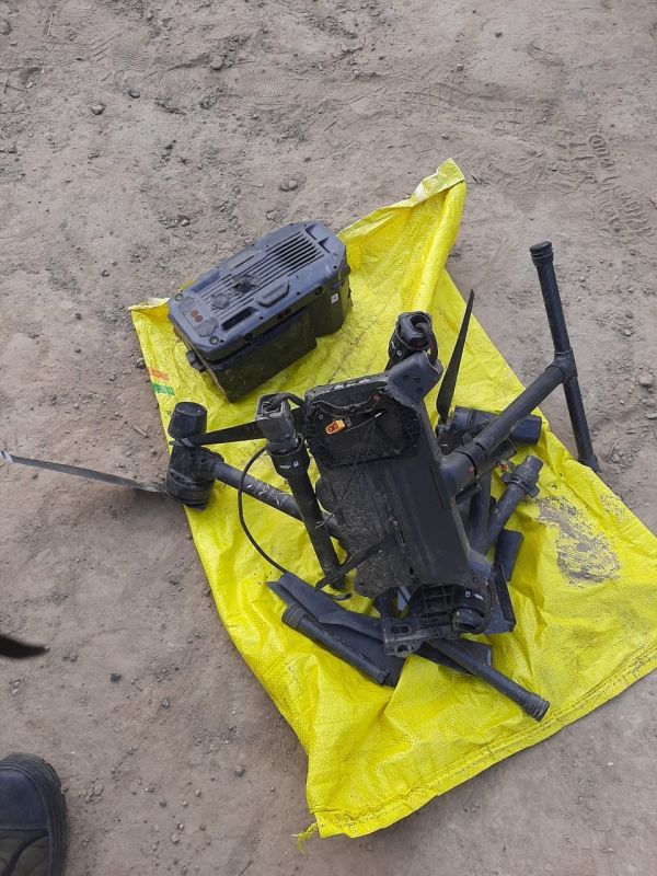 BSF Recovered Drone from Pakistan which fell in the fields of village Rajoke due to technical fault, Search Operation Continues in the Area
