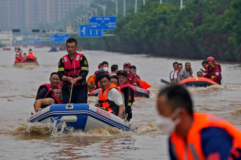 Devastating Flood in China Claims 21 Lives, Leaving a Trail of Destruction