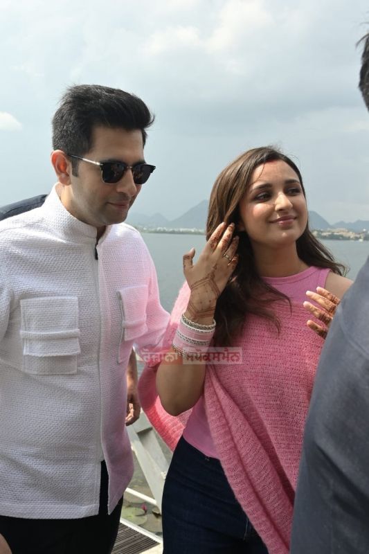First Glimpse of Newlyweds Parineeti Chopra & Raghav Chadha
