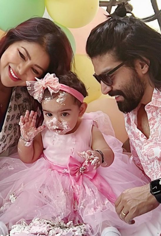 Debina Bonnerjee & Gurmeet Choudhary Celebrates daughter Lianna’s 1st Birthday
