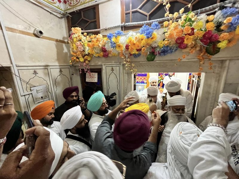 Punjab CM Bhagwant Singh Mann Pays Obeisance at Gurudwara Nanaksar, Jagroan