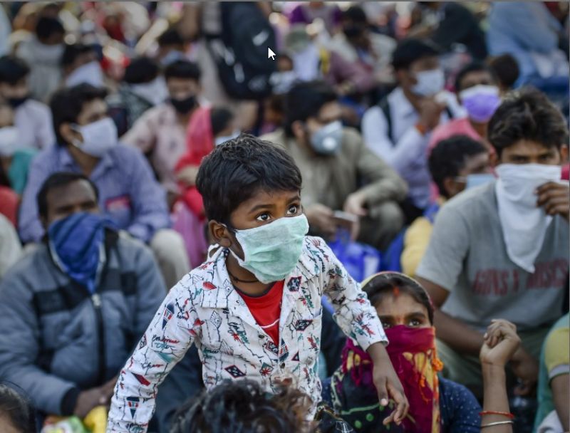 Pictures Indian Migrant workers