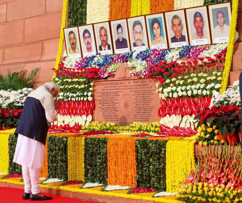 PM Modi Meets Families of Martyred Soldiers from 2001 Parliament Attack