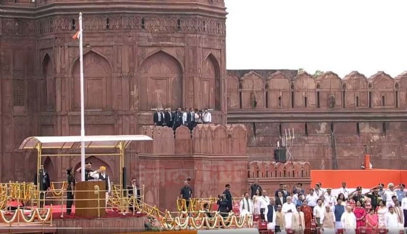  Independence Day 2023: PM Narendra Modi hoisted the National Flag at the Red Fort in Delhi