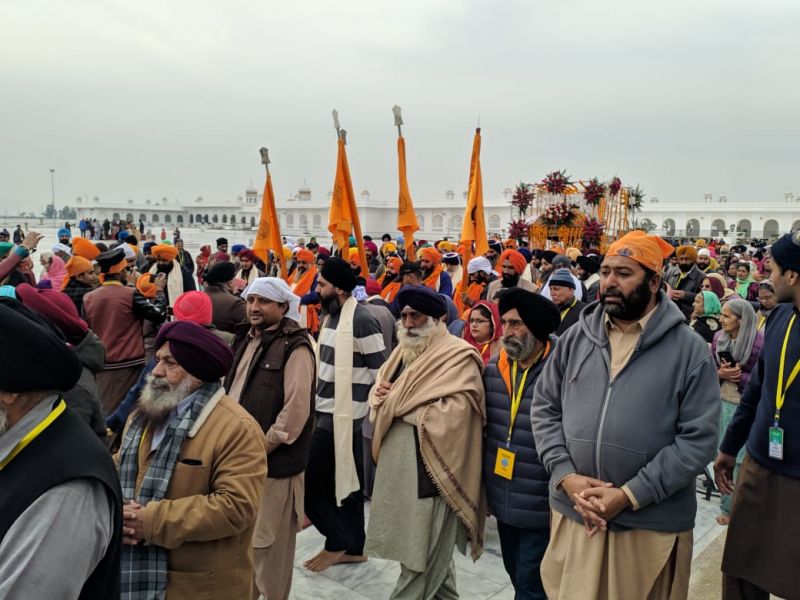 Nagar kirtan at kartarpur sahib Pakistan
