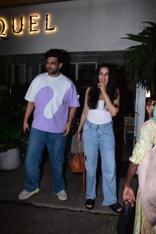 Karan Kundrra & Tejasswi Prakash Spotted on a Charming Dinner Date