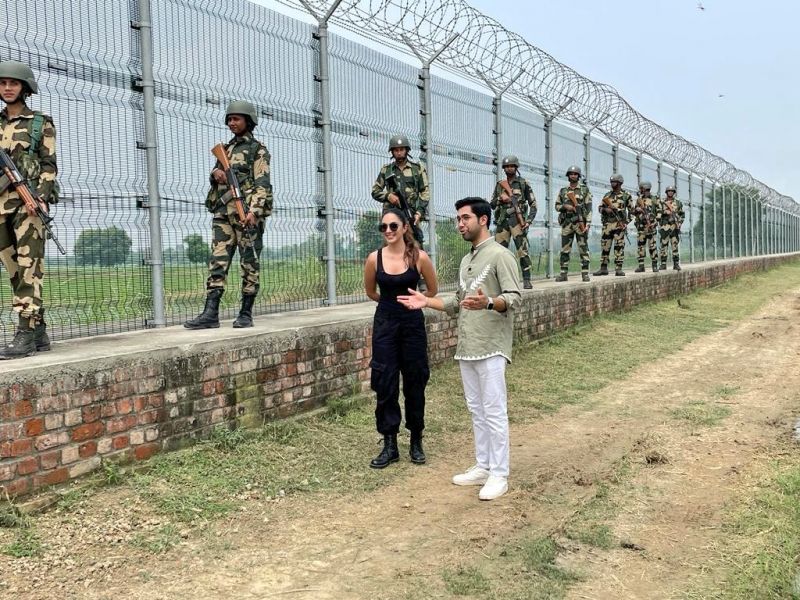 Kiara Advani Joins BSF Soldiers on India-Pakistan Border, Plants a Symbol of Unity