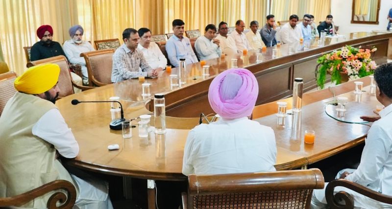 CM Bhagwant Mann Meets Chairman & Officers of Mandi Board of Various States