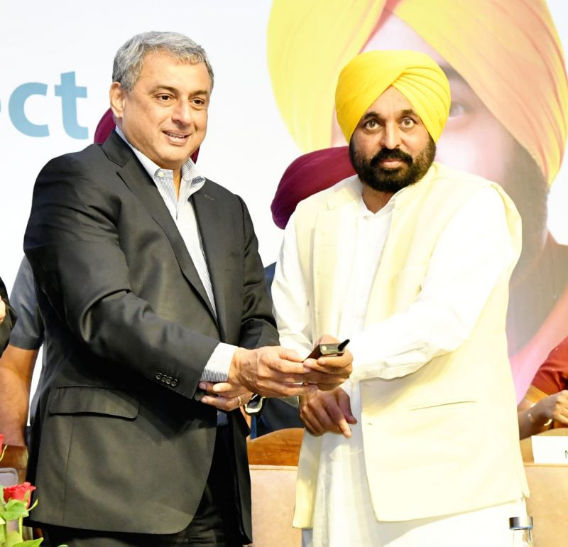 CM Bhagwant Mann Lays Foundation Stone of India's 2nd largest Tata Steel Plant at Ludhiana