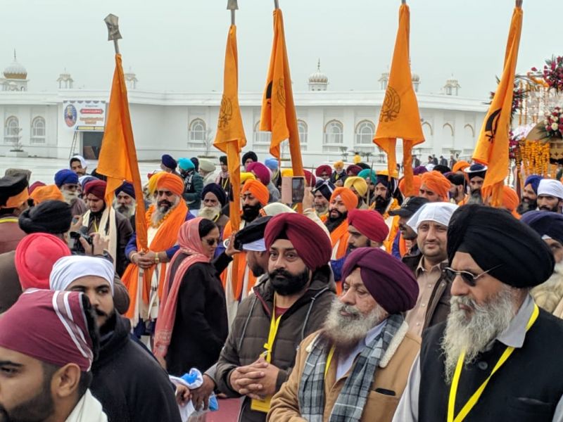 Nagar kirtan at kartarpur sahib Pakistan