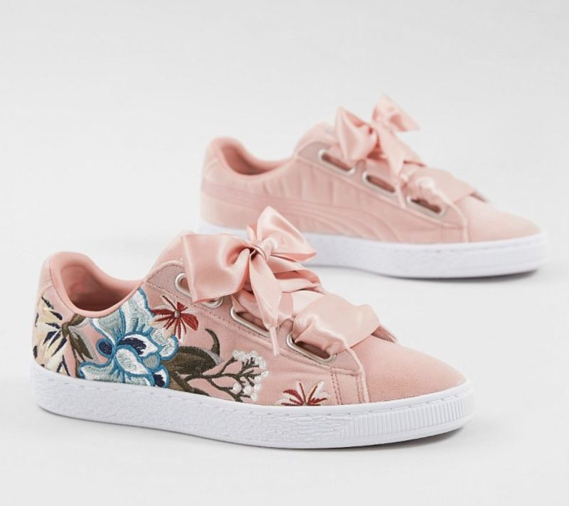 Try These Trendy Embroidered Sneakers
