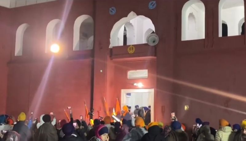 Dashmesh March dedicated to Qila Chor Divas Begin from Fort Anandgarh Sahib