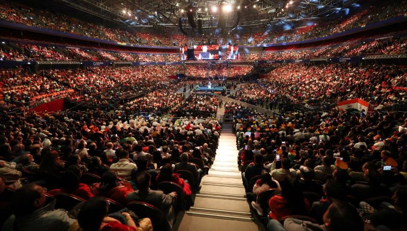 Sydney Harbour Bridge and Opera House lit up in the colors of 'Tricolor' to welcome PM Narendra Modi
