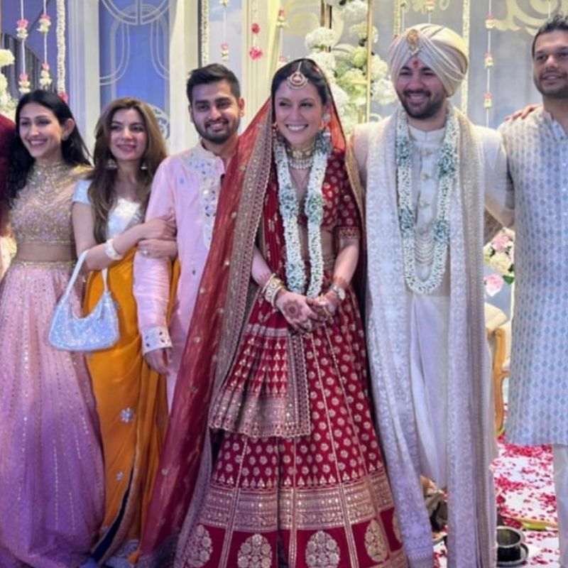 Karan Deol, Drisha Acharya Ties the knot in an intimate ceremony