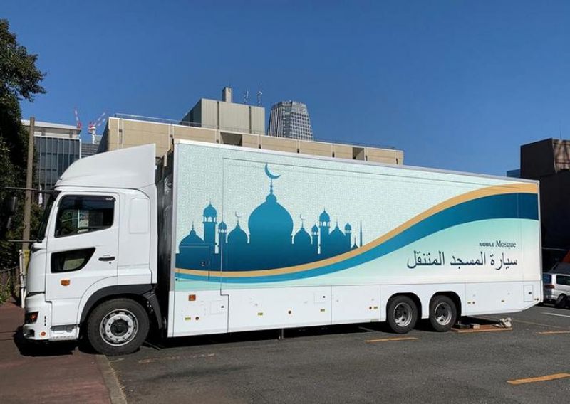 Mobile mosque to help Muslims pray at Tokyo Olympics