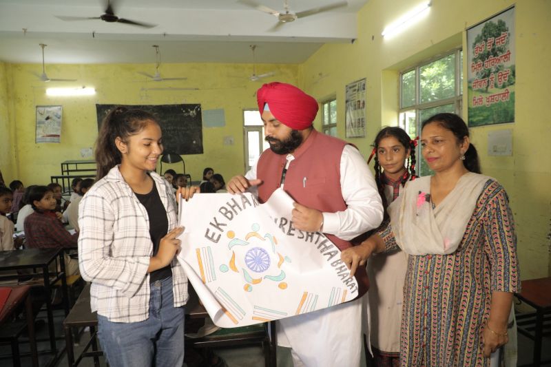 Education Minister Harjot Bains Inspected Govt Model Senior Secondary School Kharar

