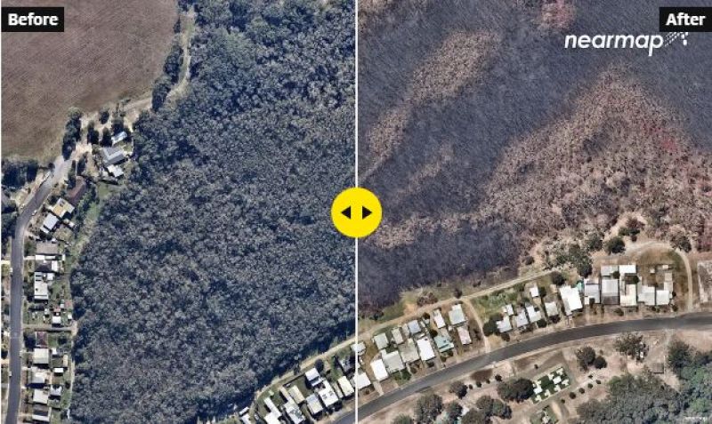 Australian Bushfires From the Air: Before And After Images Show Scale Of Devastation