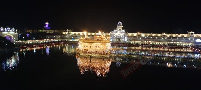Decoration, Lighting & Fireworks at Golden Temple on occasion of Prakash Purab of Sri Guru Amar Das Ji
