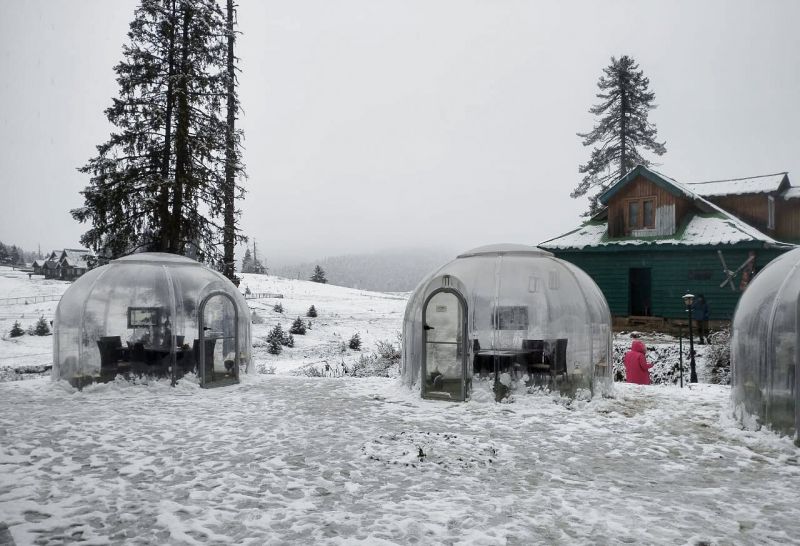 Gulmarg Blanketed in White Bliss: Residents Delight in Snowfall Extravaganza