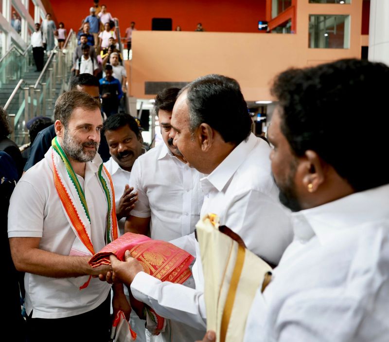 Rahul Gandhi Reaches Wayanad After Restoration of Lok Sabha Membership