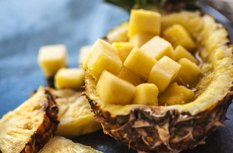 Eat Pineapple once in a day 
