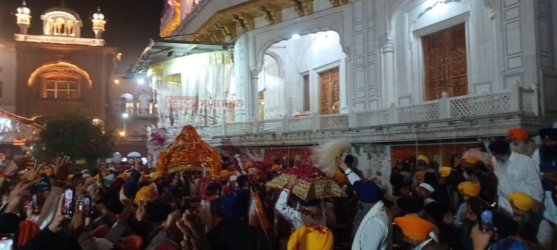 Golden Temple in Amritsar, Punjab (22-11-2023)