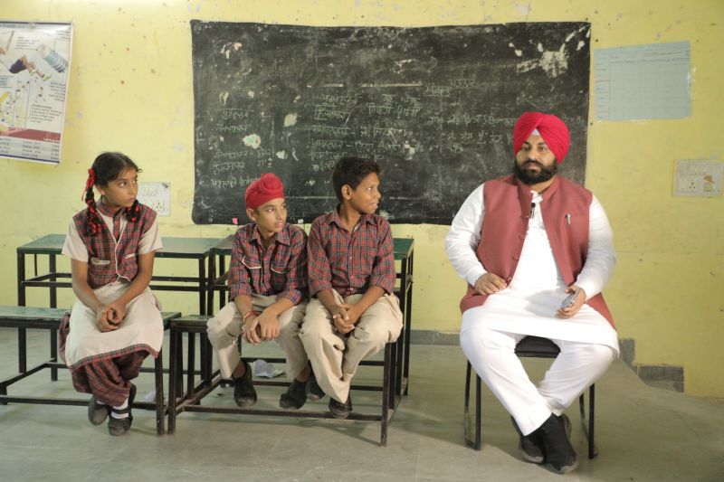Education Minister Harjot Bains Inspected Govt Model Senior Secondary School Kharar
