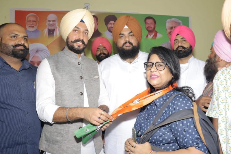 Workers from Diverse Parties in Ludhiana Join BJP, Inducted by Party Leader Parminder Brar
