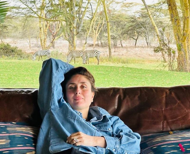 Posting her picture on Instagram, Bebo wrote, "What you doin? Nothing…just hanging with my new friends…"
