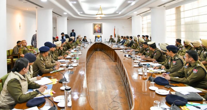 CM Bhagwant Mann Convenes Crucial Meeting with Punjab CPs & SSPs to Discuss State Security