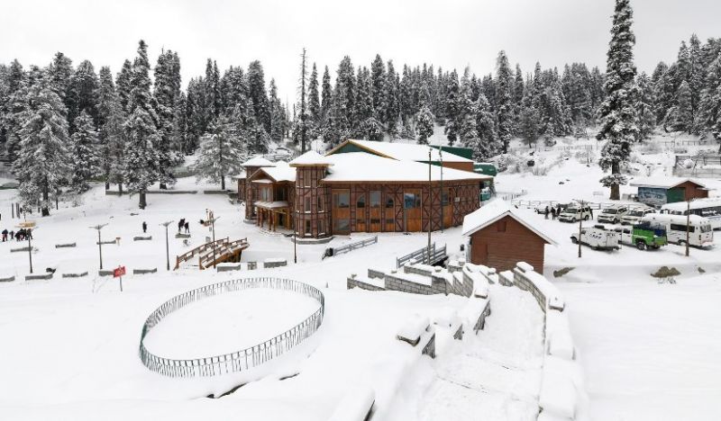 In Pics: Winter Wonderland Unfolds as Gulmarg, Kashmir, Blanketed in Heavy Snowfall