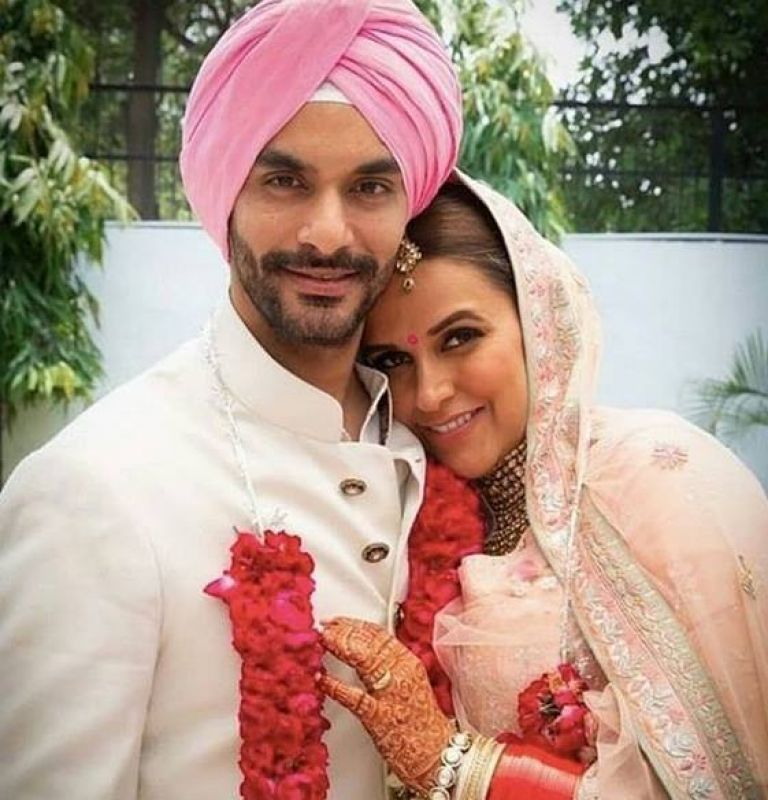 Beautiful pictures of Neha-Angad Mehendi & Wedding Ceremony