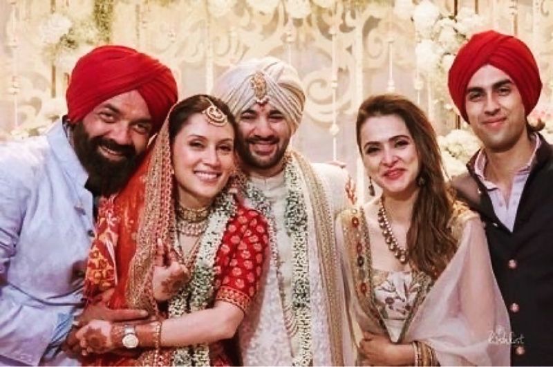 Karan Deol, Drisha Acharya Ties the knot in an intimate ceremony
