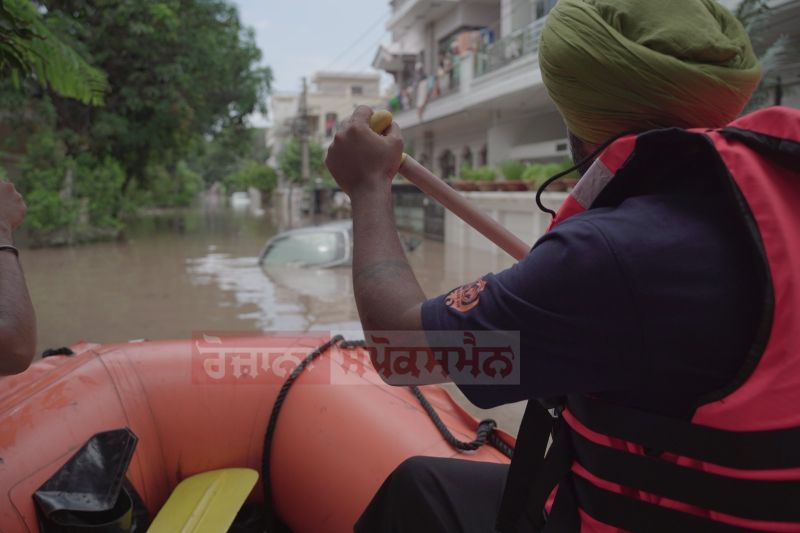 Khalsa Aid Services Continues in Flood Affected Areas of Punjab