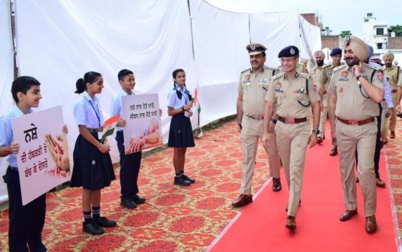 Punjab DGP Gaurav Yadav Held a Meeting with 44 Village Level Rescue Committees in Pathankot. They appealed people to Support in the war against Drugs. 
