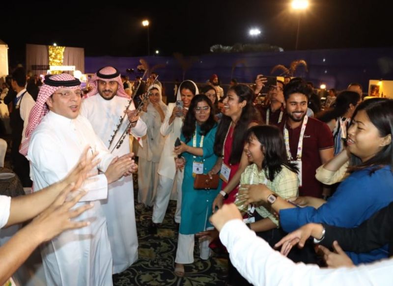 On this occasion, foreign guests also enjoyed the taste of Punjabi cuisine
