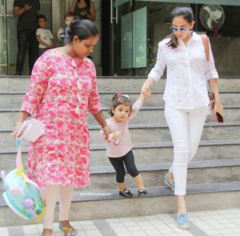 Unseen Picture Of Misha Kapoor In Mira's Arms
