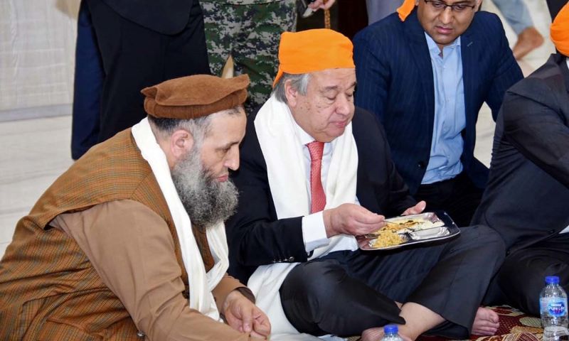 UN Chief Antonio Guterres At Kartarpur Sahib