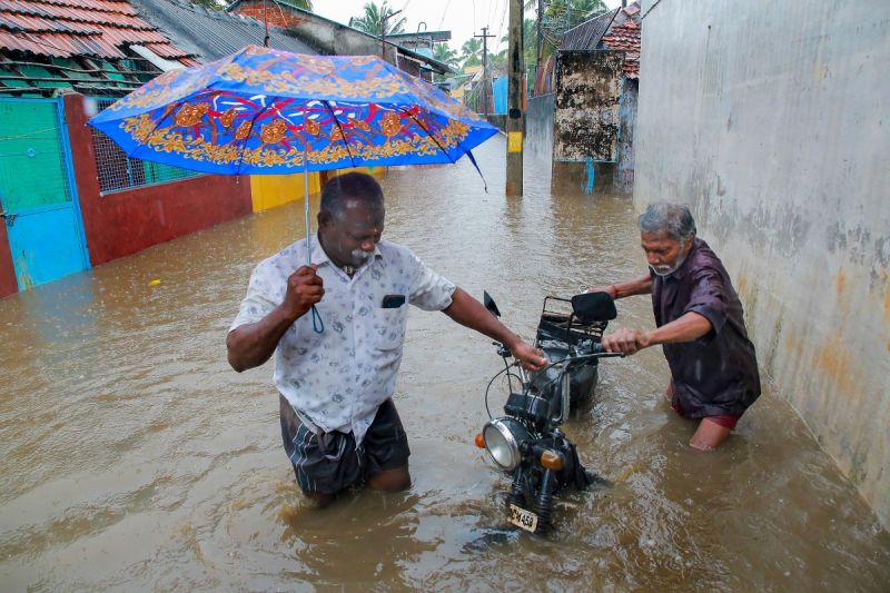 Pics: Tamil Nadu Grapples with Heavy Rains; Educational Institutions Shut