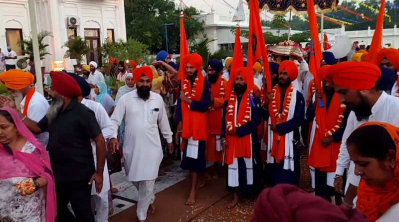 Nagar Kirtan taken out from Sultanpur Lodhi to Batala on Sri Guru Nanak Dev Ji's Wedding Anniversary
