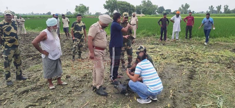 Drone Found in Mastgarh Village of Khemkaran: Joint Search Operation by BSF, Punjab Cops Continues