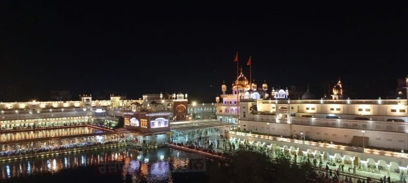 Decoration, Lighting & Fireworks at Golden Temple on occasion of Prakash Purab of Sri Guru Amar Das Ji
