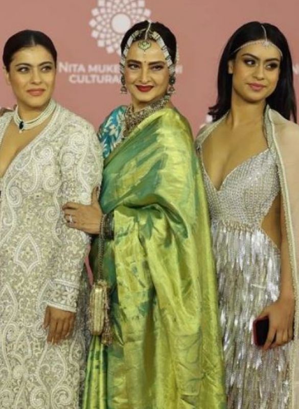 Kajor, Rekha and Nysa Devgan
